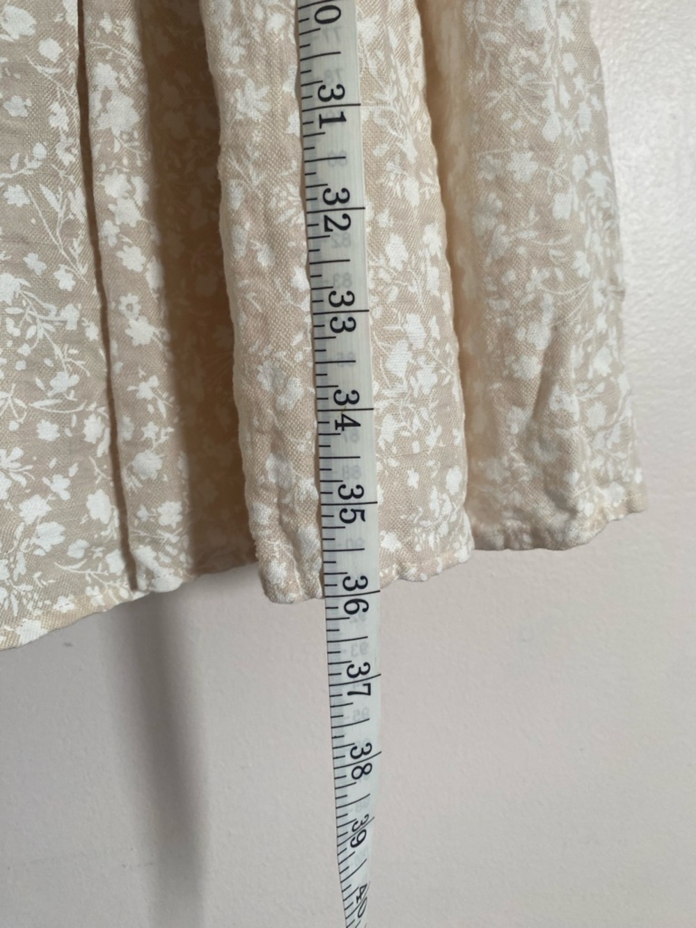 MARBLE Cream Floral Maxi Skirt - Picture 11 of 15